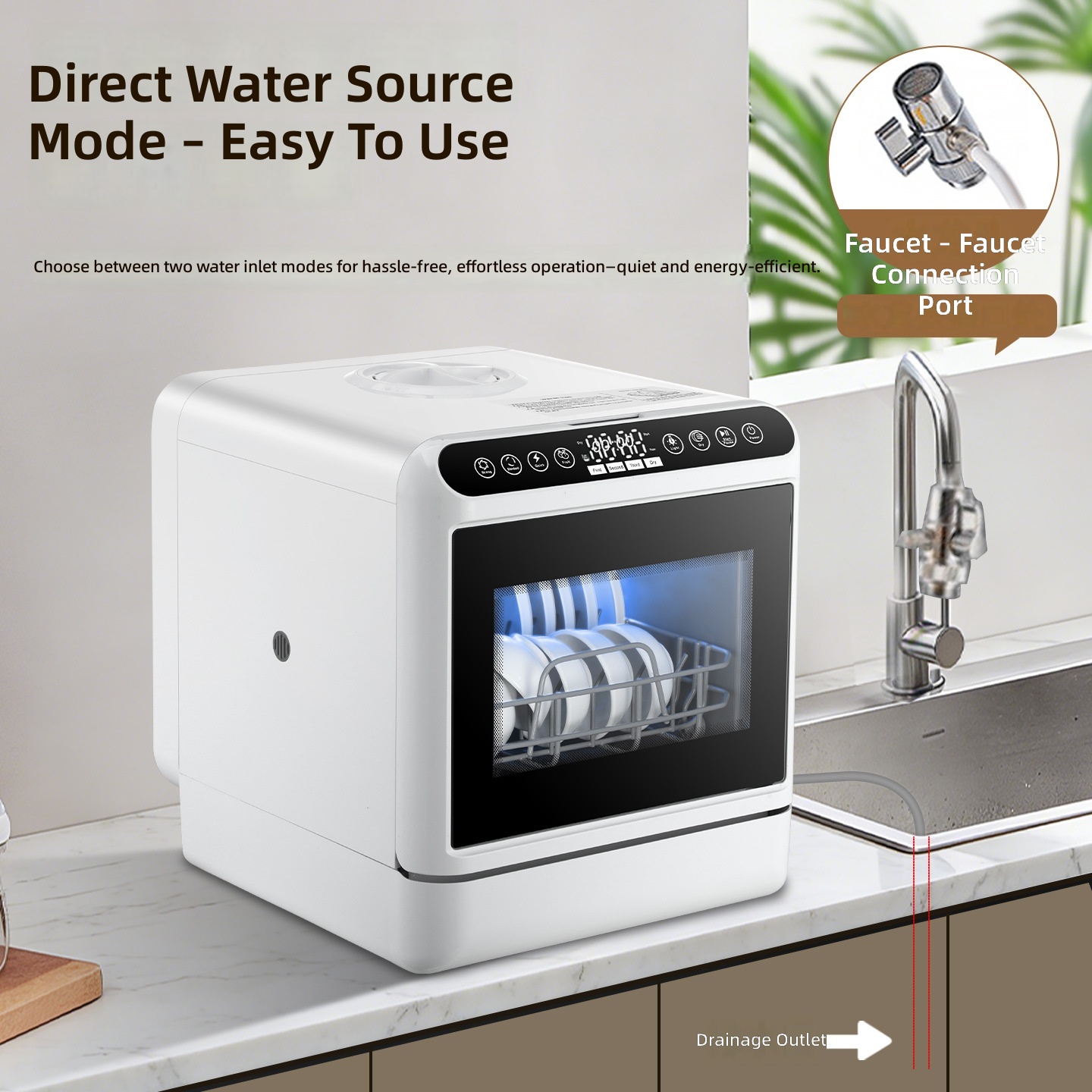 Dishwasher, 220V UK Plug, Larg - Smart Home Uses review and price