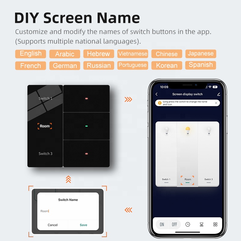 Home Wall Switch EU UK Standar - Smart Home App review and price