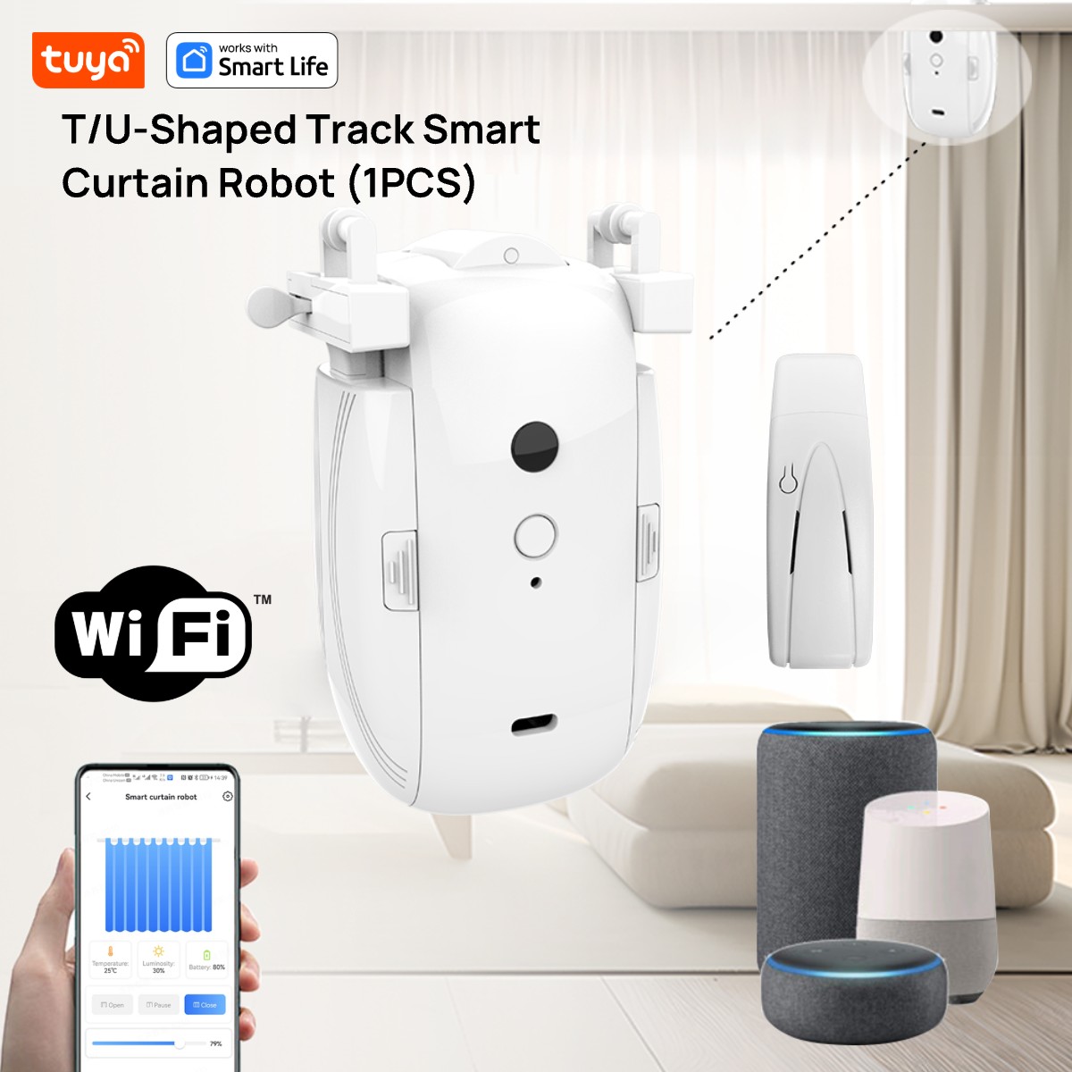 Tuya Smart WiFi Curtain Robot  - Smart Home Gira review and price