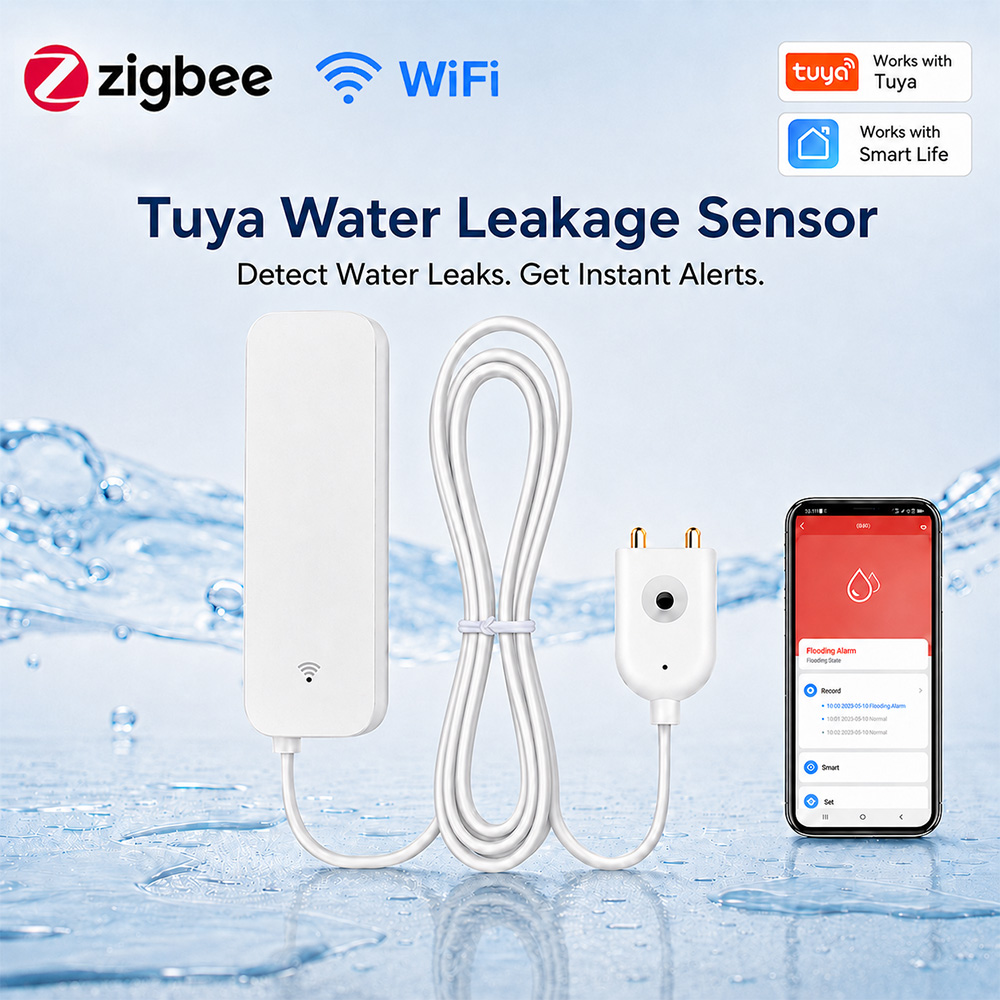 ZigBee WiFi Water Leak Sensor  - Smart Ir Remote Controller review and price