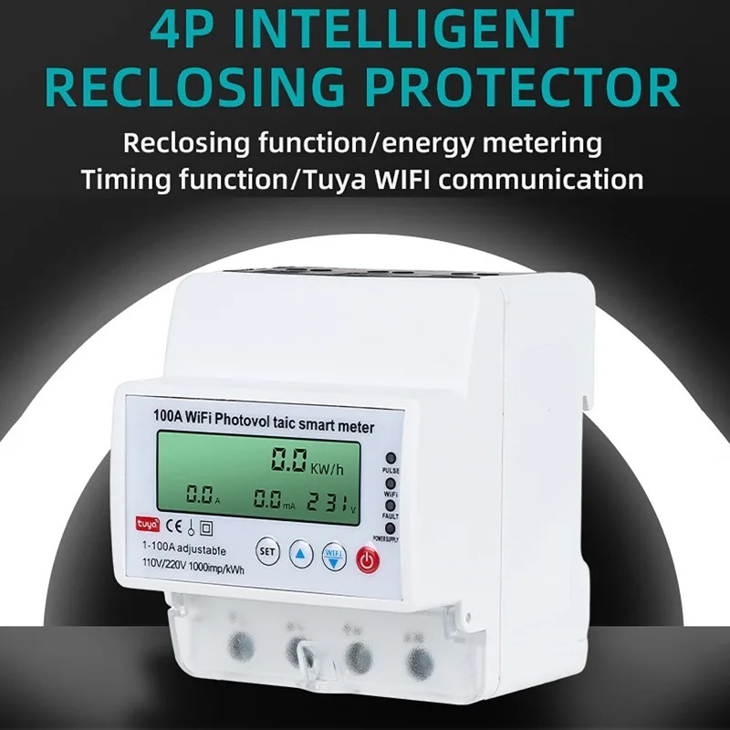 4P 1-100A WiFi Photovoltaic Sm - Smart Home Web review and price