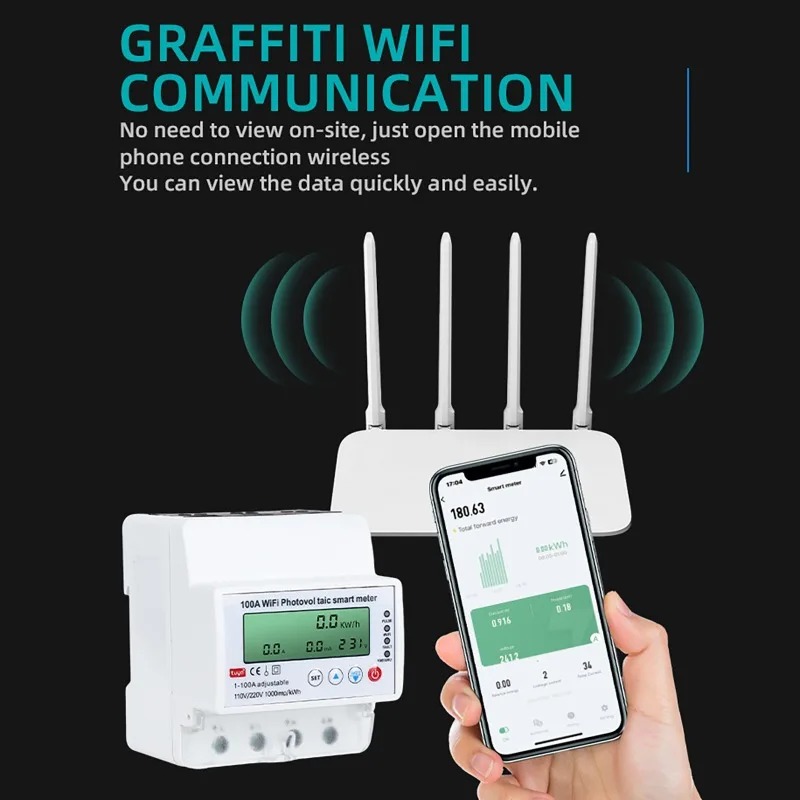 4P 1-100A WiFi Photovoltaic Sm - Smart Home Web review and price