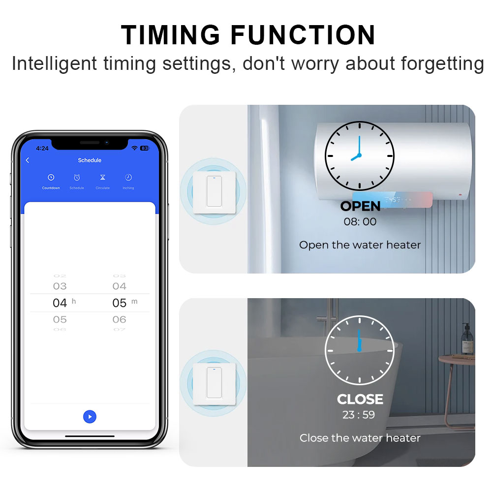 Smart Water Heater Switch/WiFi - Smart Home Web review and price