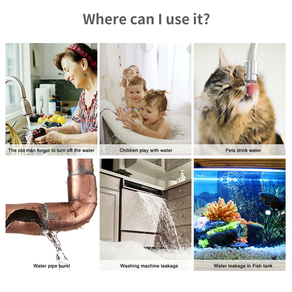Tuya WiFi Zigbee Water Sensor  - Smart Home Setup review and price