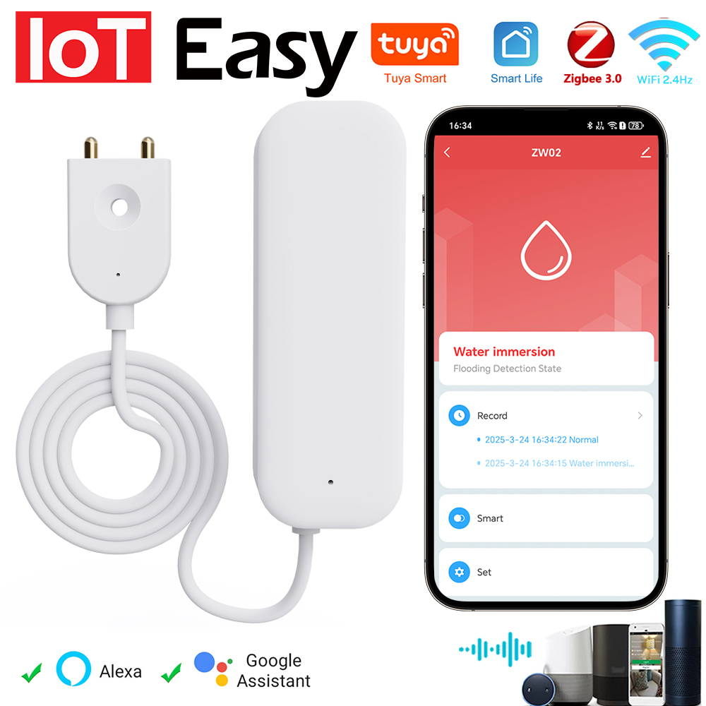 Tuya WiFi ZigBee Water Sensor  - Smart Ir Remote Controller review and price
