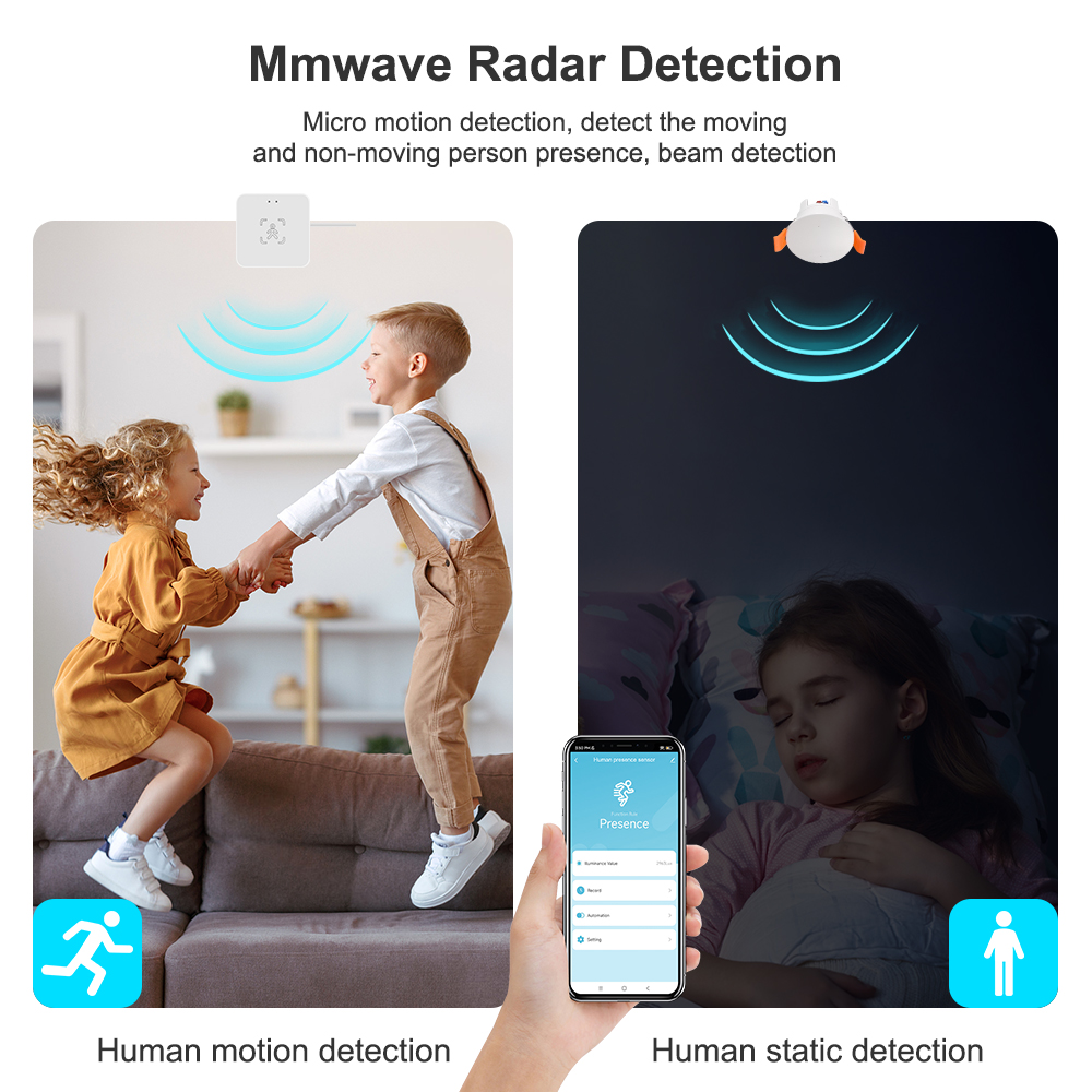ZigBee MmWave Radar Human Pres - Zigbee Motion Sensor review and price