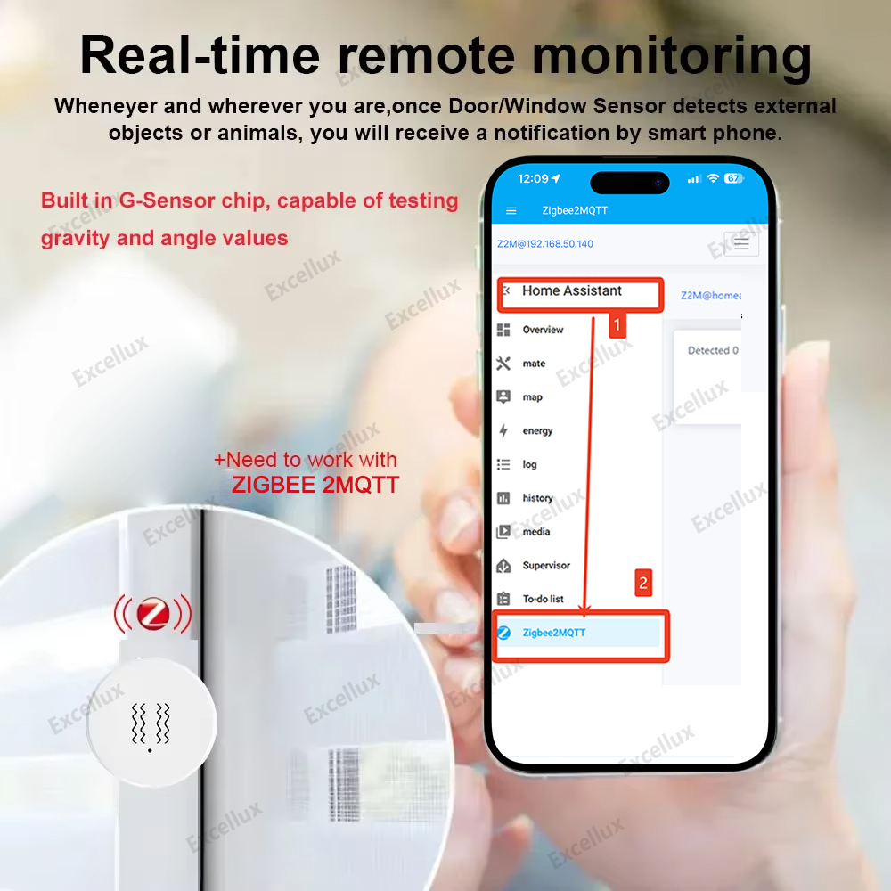 Zigbee 3.0 Smart Vibration Sen - Smart Home Setup review and price