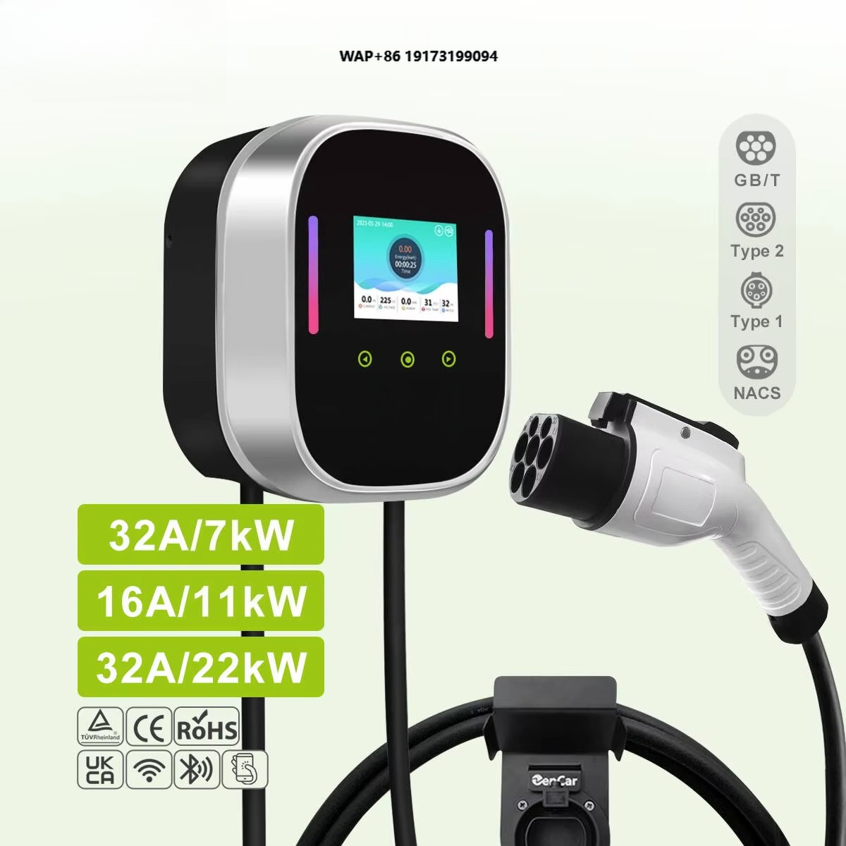 Smart EV Charger Wallbox 22kW  - Smart Home App review and price