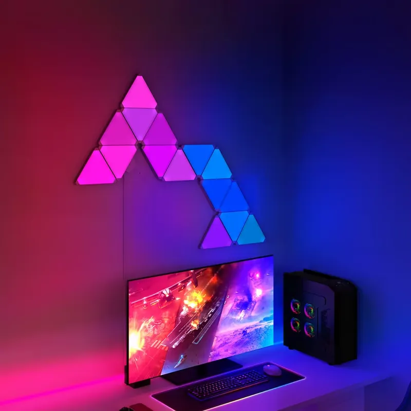 Banqcn Triangle LED Gaming Set - Smart Home Setup review and price